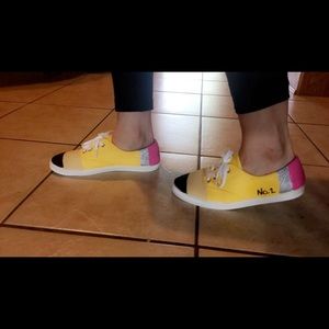 Hand painted- pencil shoes
